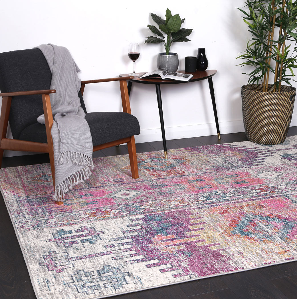Babylon Multi Pastel Modern Rug