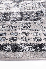Abbot Traditional Light Grey Rug - The Rugs