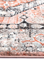 Abbot Traditional Black Beige Rug - The Rugs