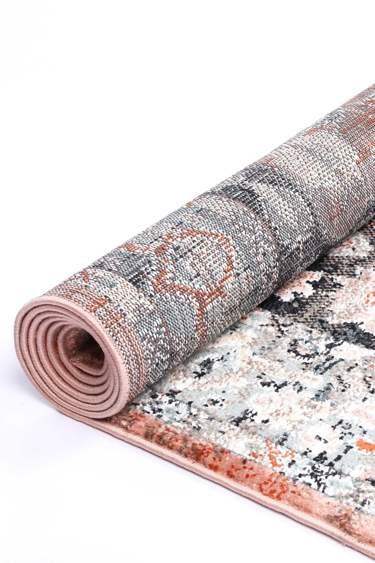 Abbot Traditional Black Beige Rug - The Rugs