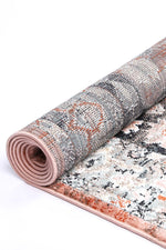 Abbot Traditional Black Beige Rug - The Rugs