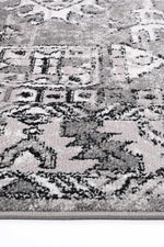 Abbot Traditional Grey Rug - The Rugs