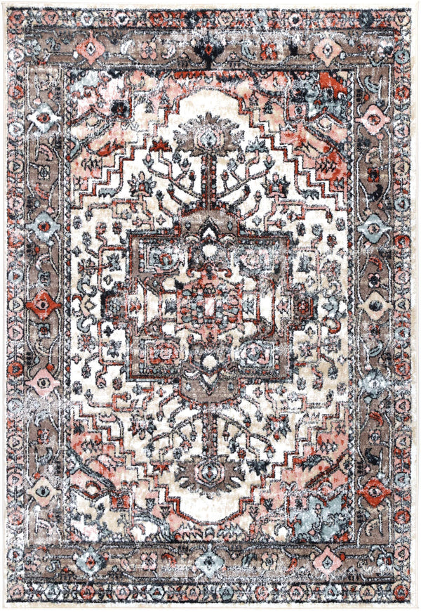 Abbot Traditional Beige Rug - The Rugs