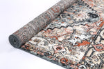 Abbot Traditional Charcoal Rug - The Rugs