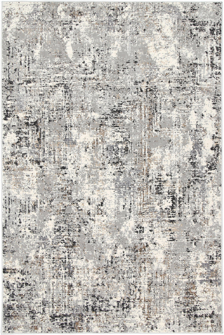 Anastasia Grey Beige Abstract Rug - The Rugs
