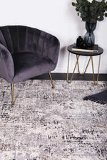 Anastasia Grey Beige Abstract Rug - The Rugs