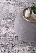 Anastasia Grey Beige Abstract Rug - The Rugs