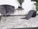 Anastasia Grey Beige Abstract Rug - The Rugs