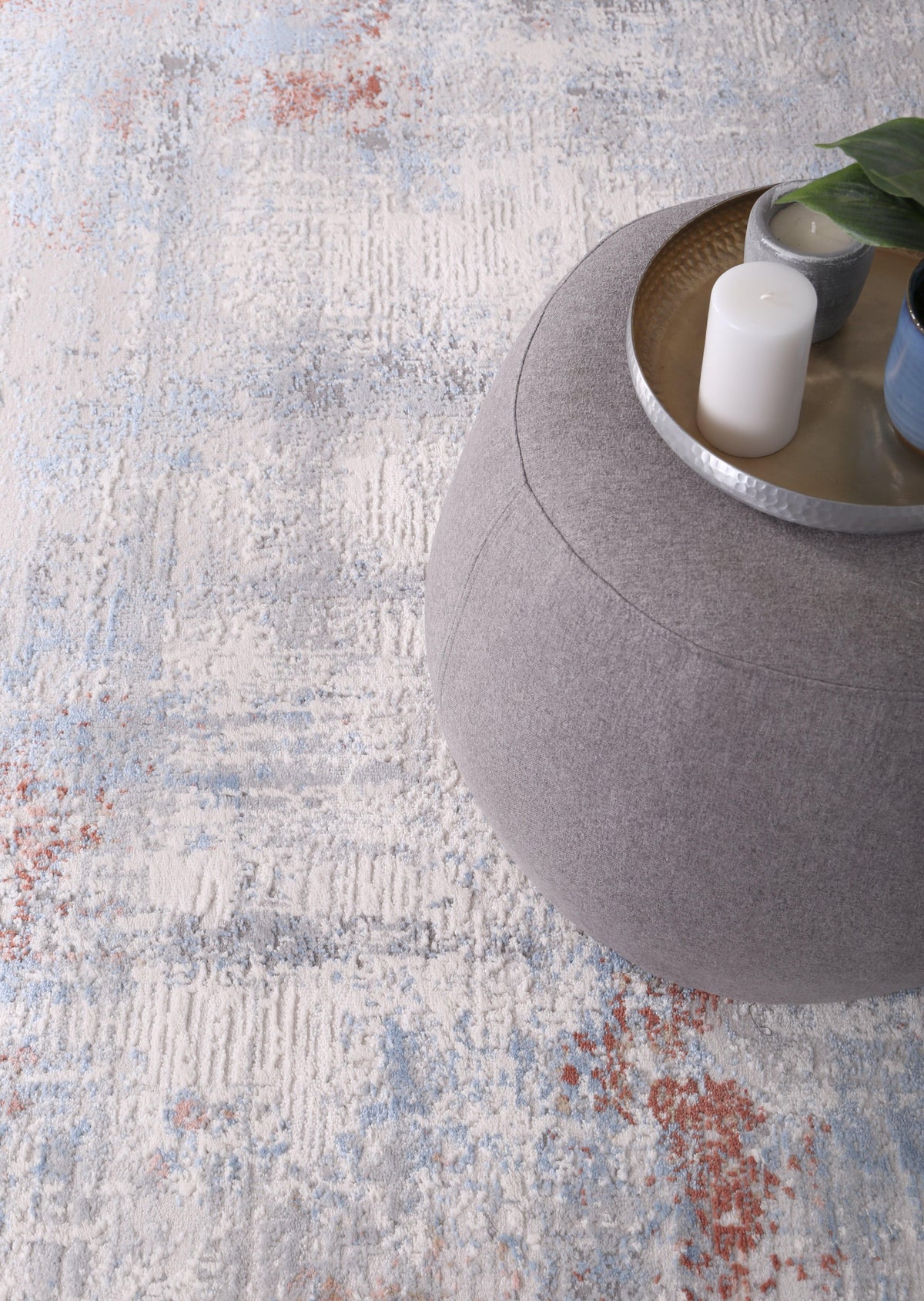 Anastasia Grey Multi Modern Rug - The Rugs