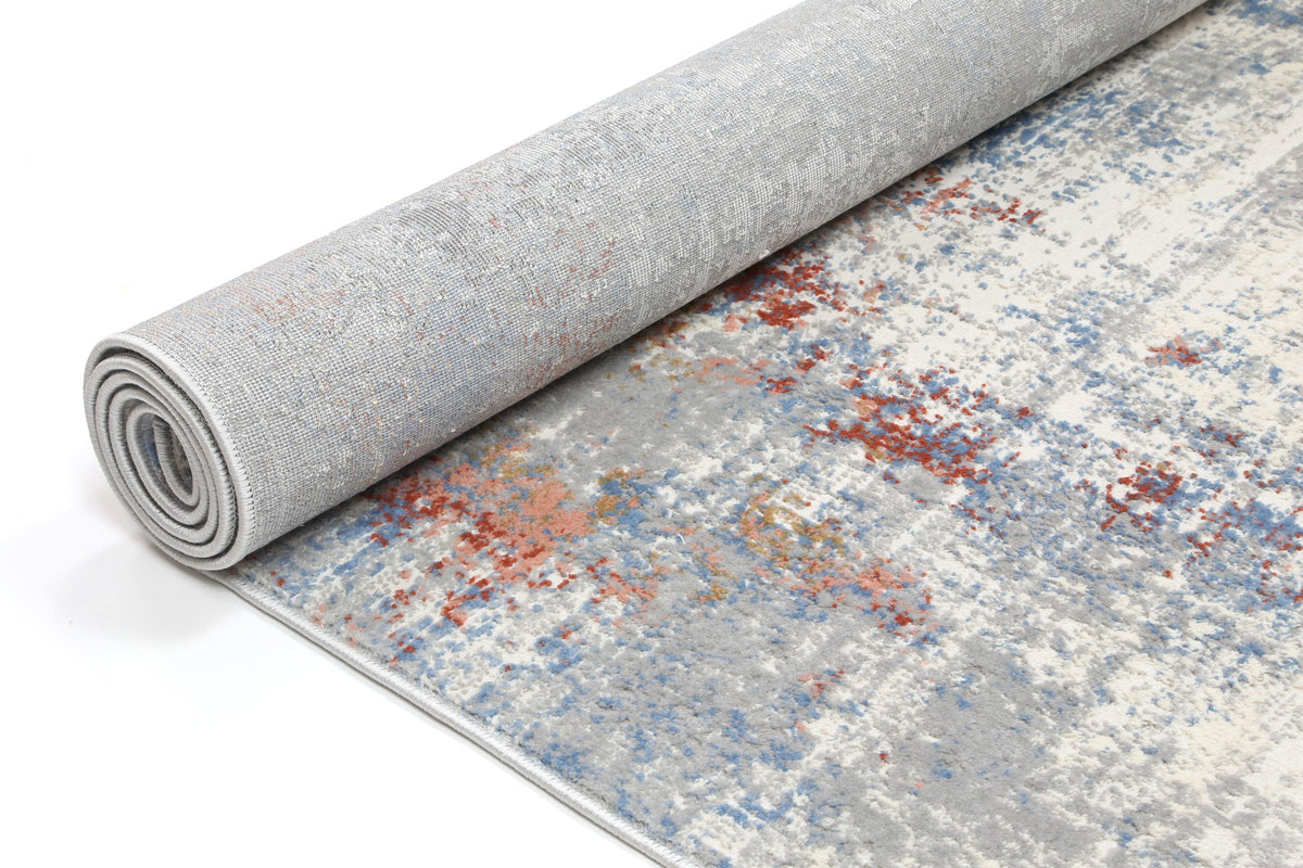 Anastasia Grey Multi Modern Rug - The Rugs