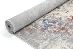 Anastasia Grey Multi Contemporary Rug - The Rugs