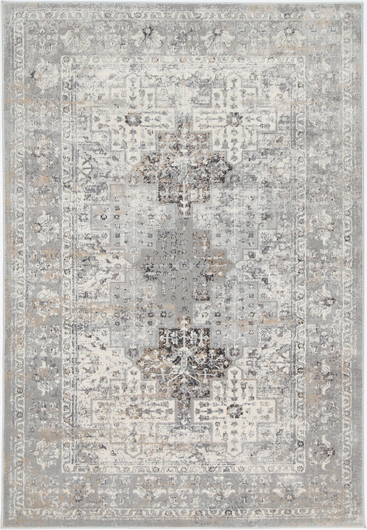 Anastasia Grey Oriental Rug - The Rugs