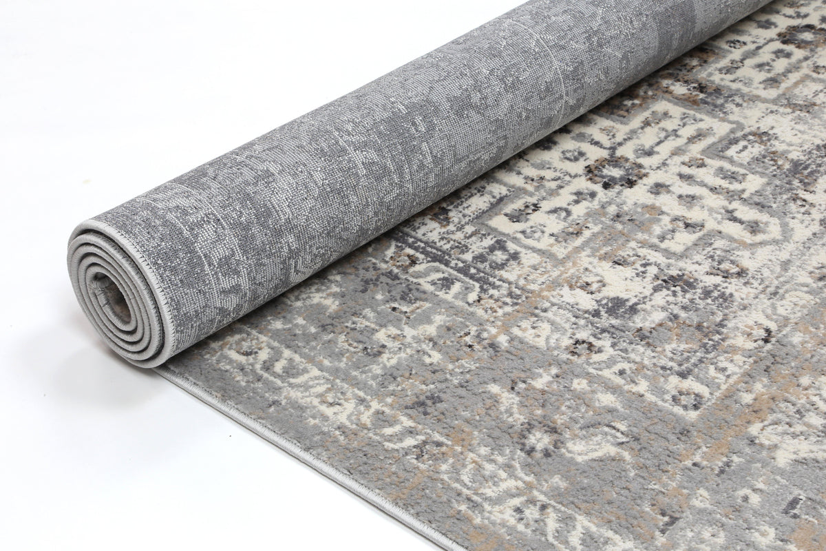 Anastasia Grey Oriental Rug - The Rugs