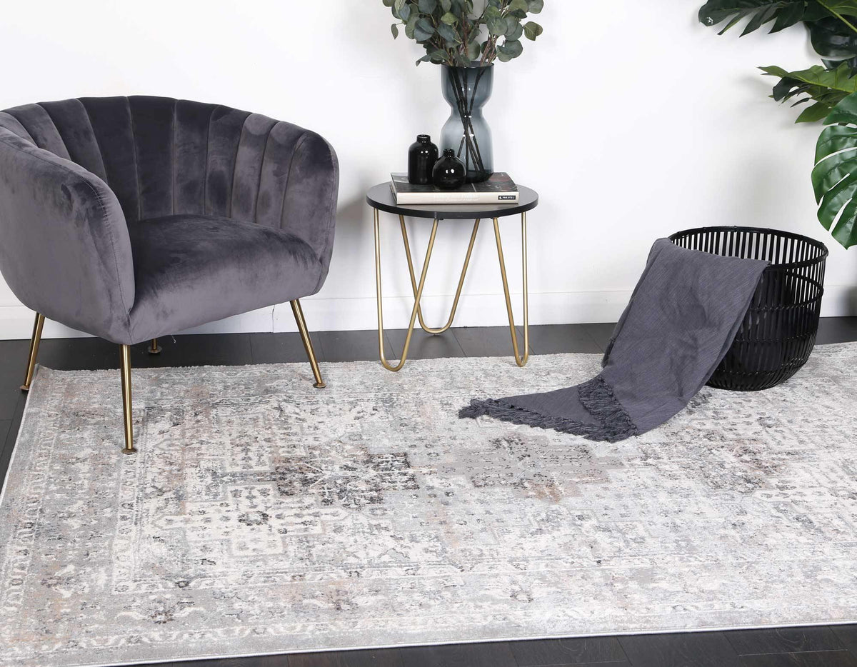 Anastasia Grey Oriental Rug - The Rugs
