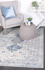 Anastasia Navy Blue Oriental Rug - The Rugs
