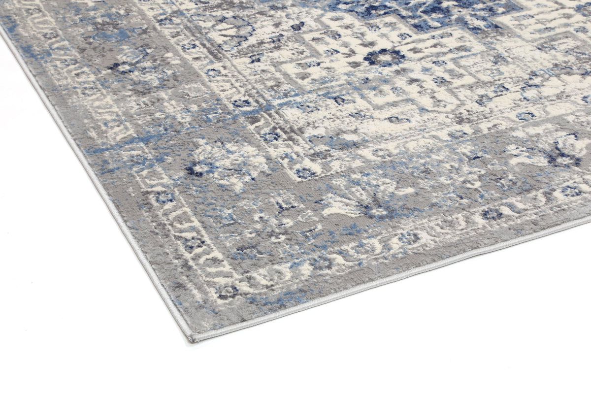 Anastasia Navy Blue Oriental Rug - The Rugs