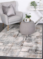 Anastasia Beige Grey Modern Rug - The Rugs