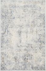 Anastasia Navy Blue Contemporary Rug - The Rugs