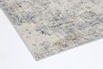 Anastasia Navy Blue Contemporary Rug - The Rugs