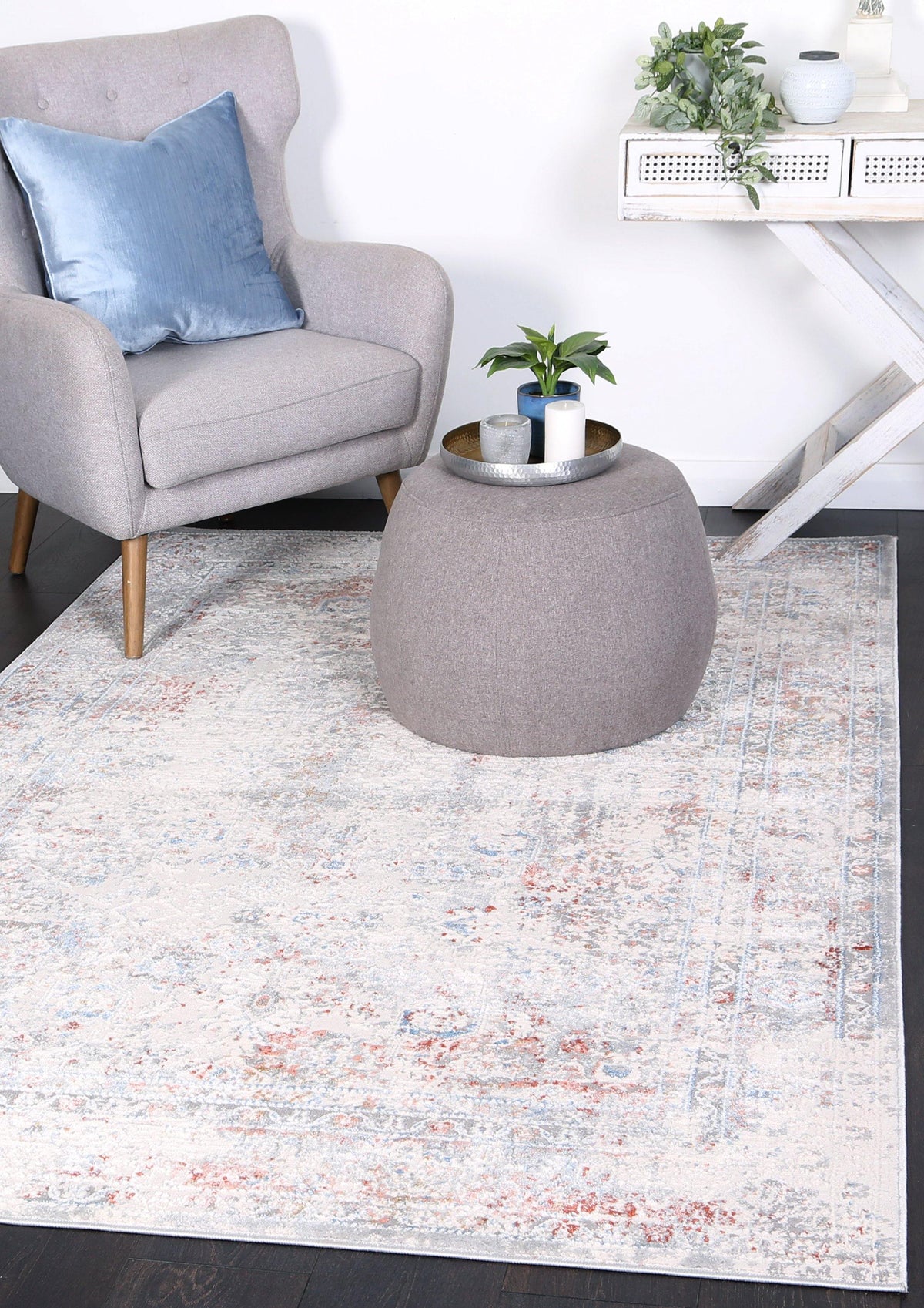 Anastasia Multi Grey Contemporary Rug - The Rugs