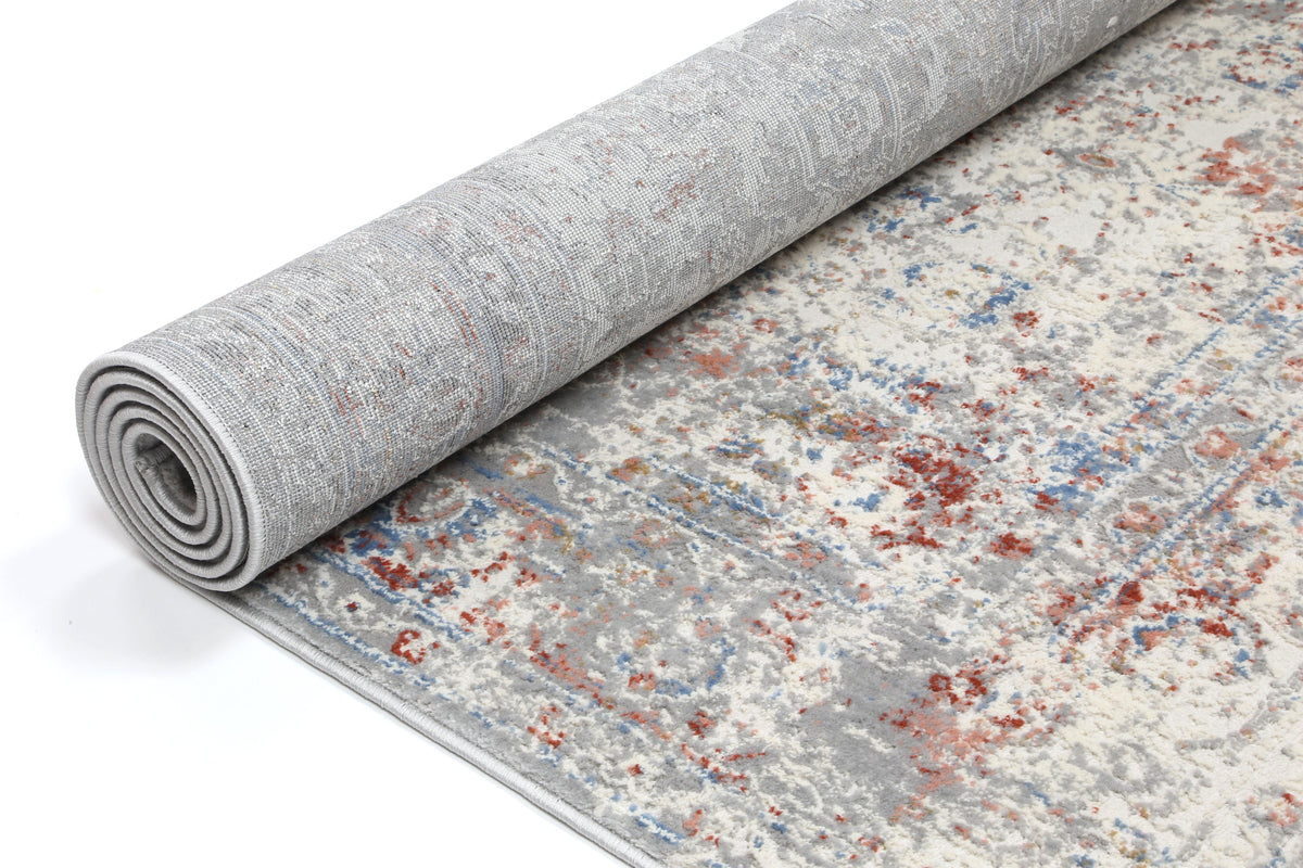 Anastasia Multi Grey Contemporary Rug - The Rugs