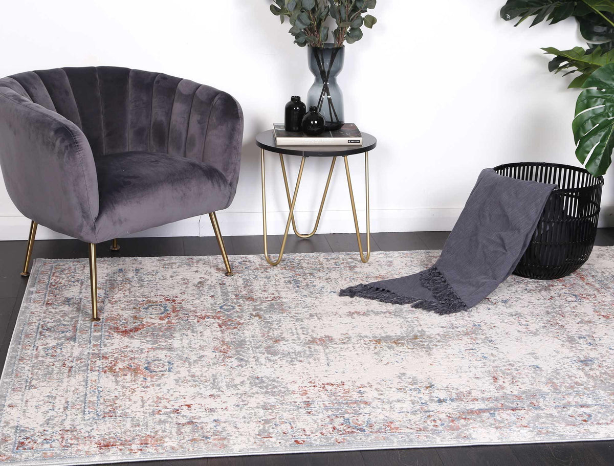 Anastasia Multi Grey Contemporary Rug - The Rugs