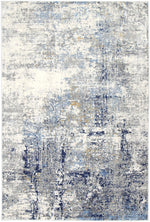 Anastasia Navy Blue Modern Rug - The Rugs