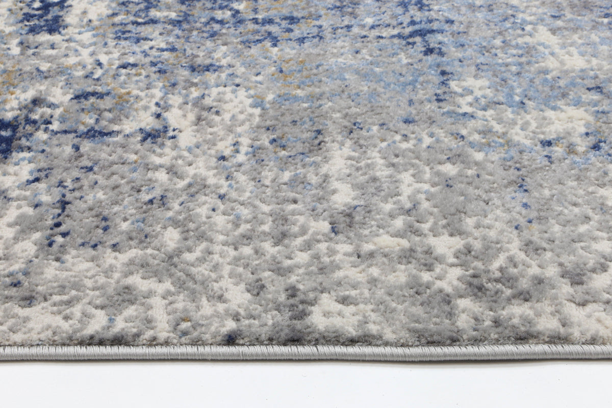Anastasia Navy Blue Modern Rug - The Rugs