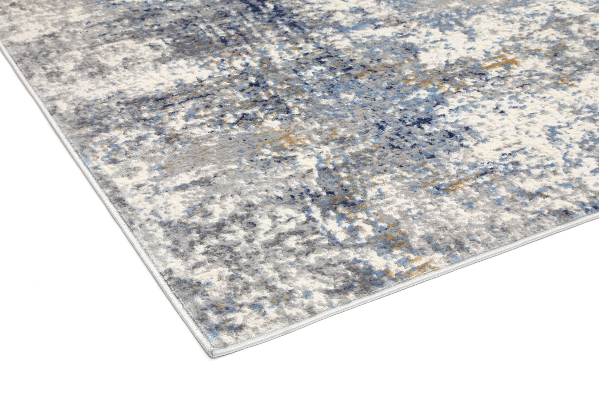 Anastasia Navy Blue Modern Rug - The Rugs