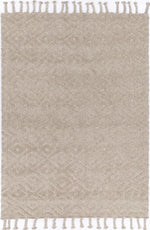 Cora Plush Diamond Ash Wool Rug - The Rugs