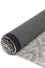 Cora Plush Diamond Grey Wool Rug - The Rugs