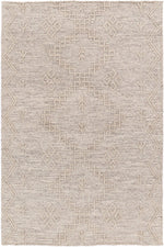 Cora Boho Chic Ash Wool Rug - The Rugs