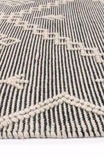 Cora Boho Chic Cream Wool Rug - The Rugs