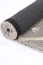 Cora Boho Chic Cream Wool Rug - The Rugs