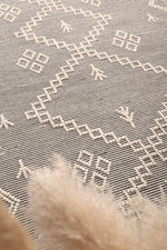 Cora Boho Chic Cream Wool Rug - The Rugs
