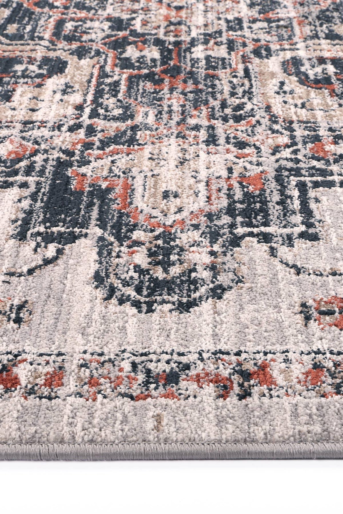 Radiance Ankara Oriental Light Grey Rug - The Rugs