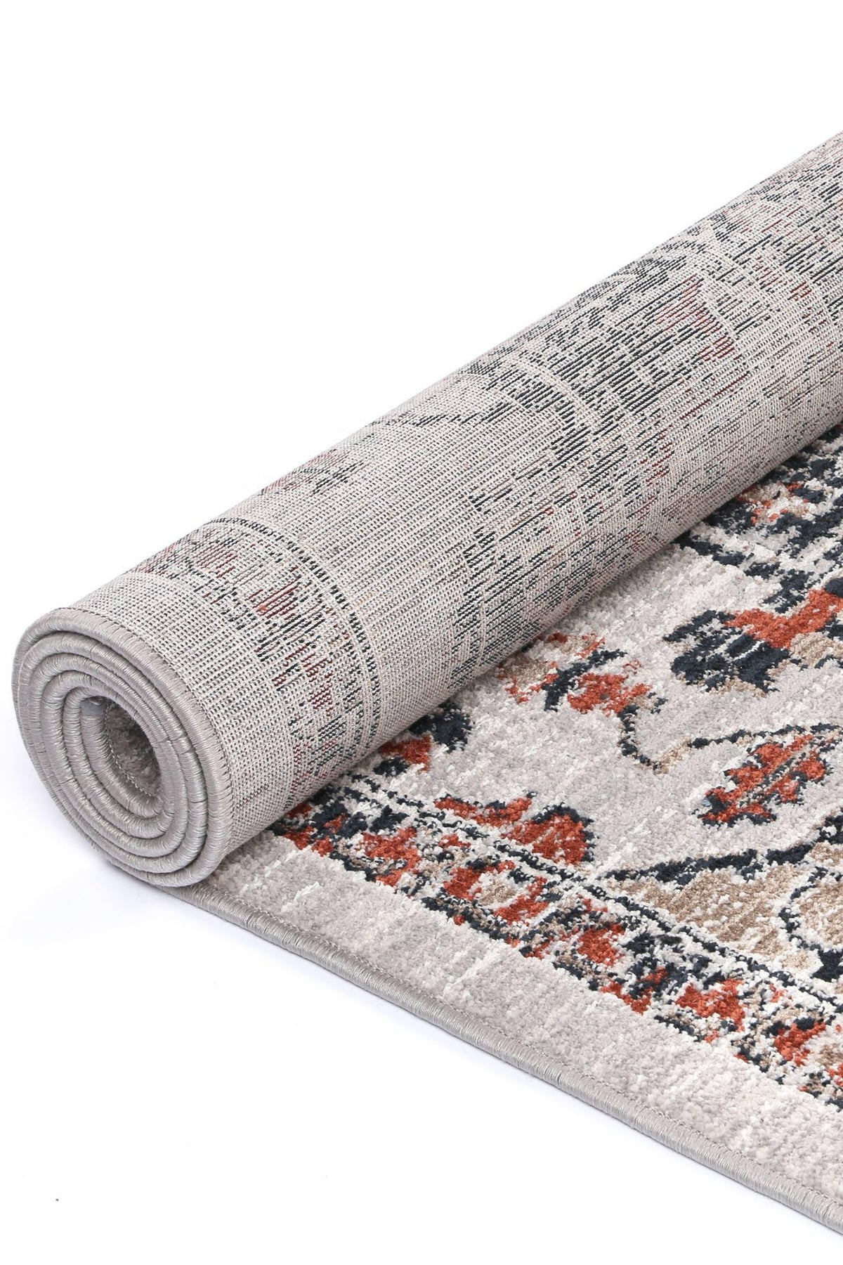 Radiance Ankara Oriental Light Grey Rug - The Rugs