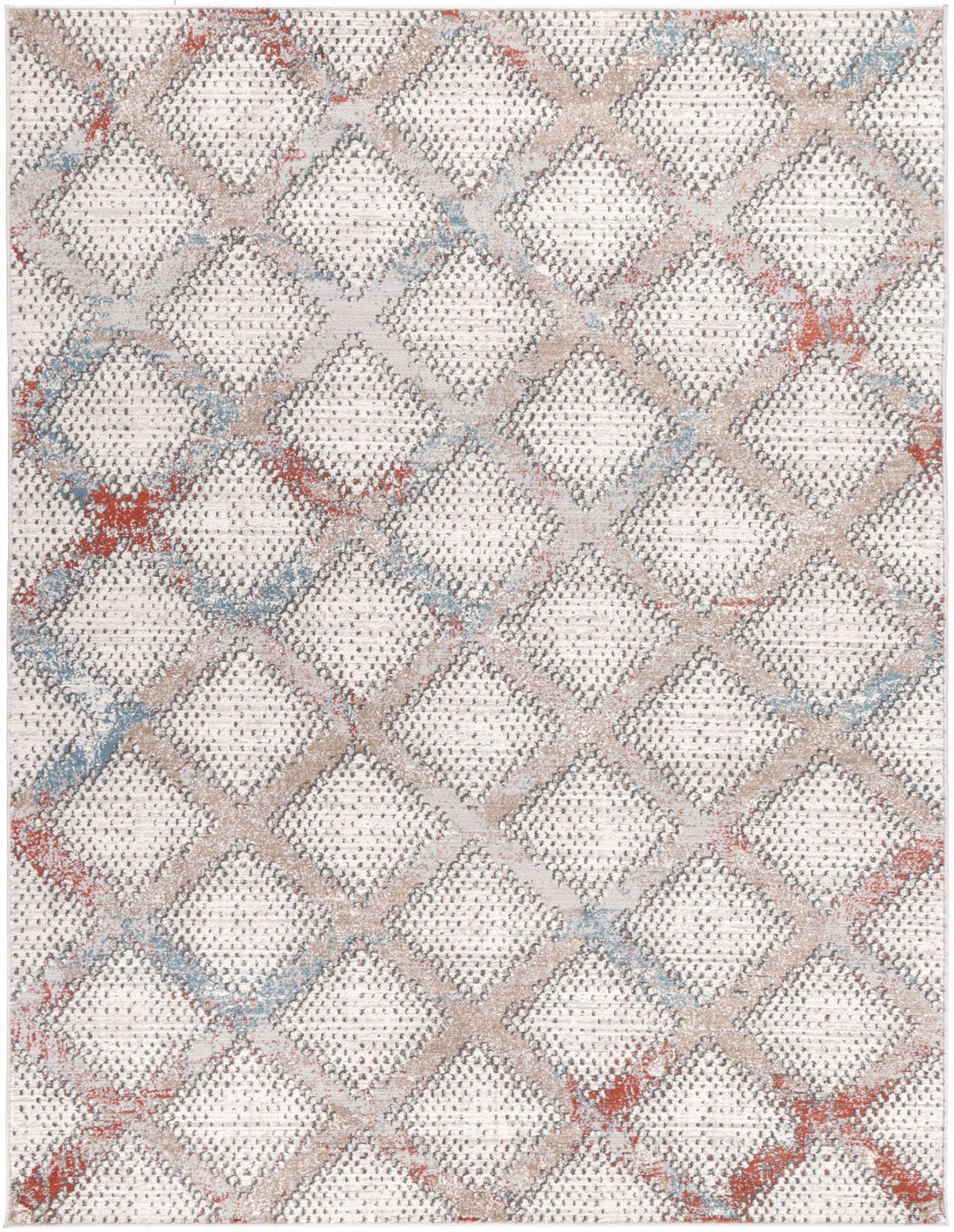 Radiance Manisa Diamond Cream Rug - The Rugs