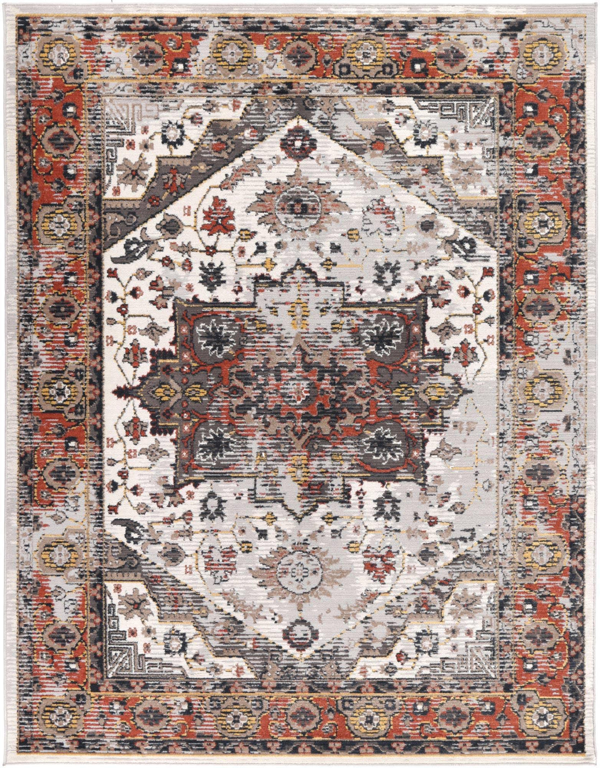 Radiance Antalya Oriental Rust Rug - The Rugs