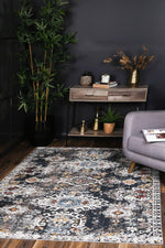 Radiance Malatya Oriental Dark Blue Rug - The Rugs