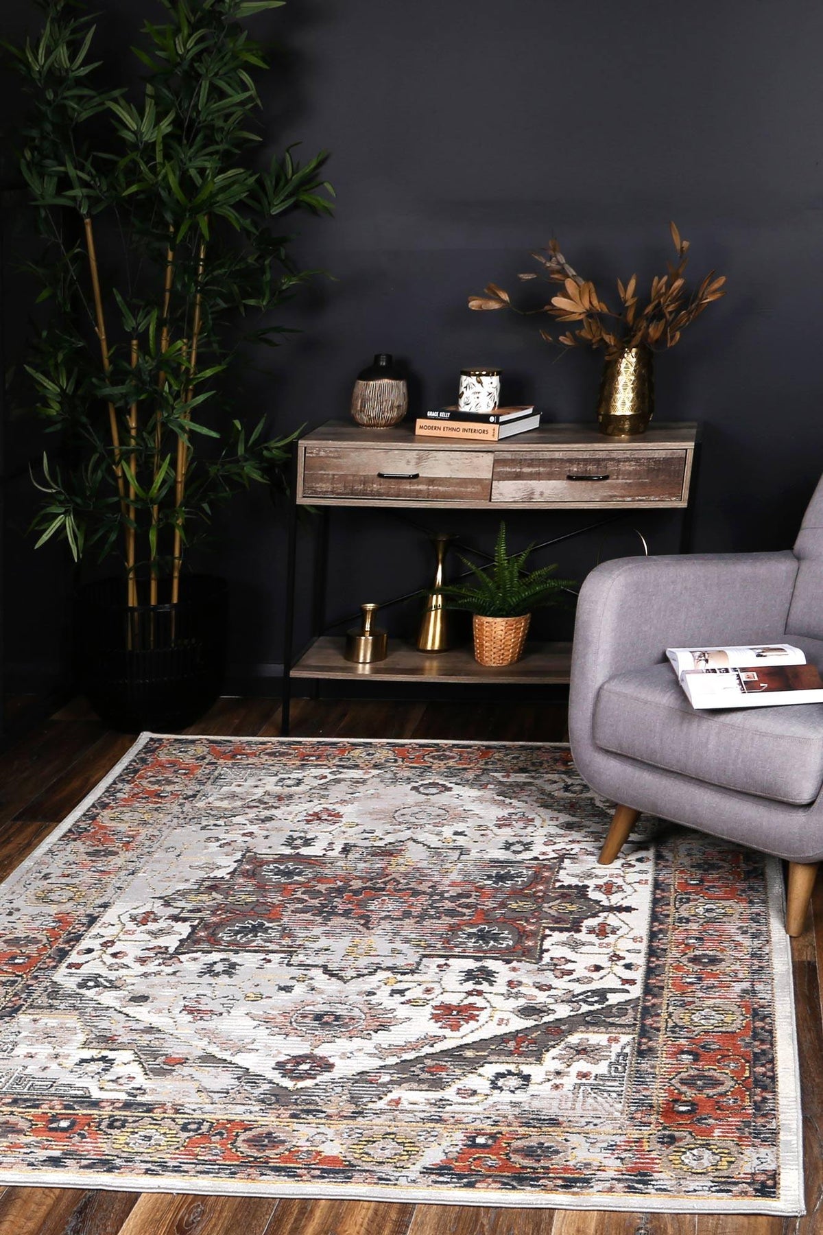 Radiance Antalya Oriental Rust Rug - The Rugs