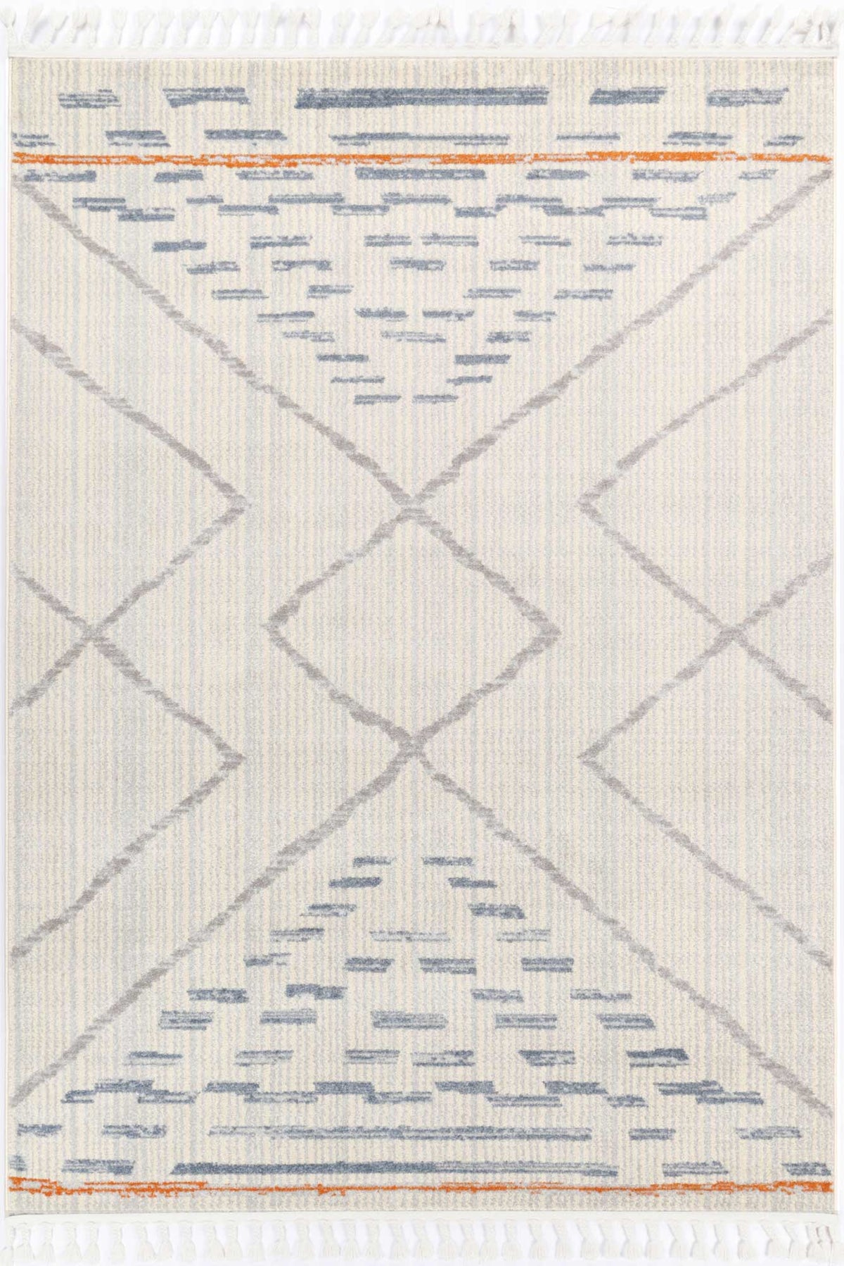 Akina Tribal Light Grey Rug