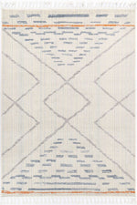 Akina Tribal Light Grey Rug