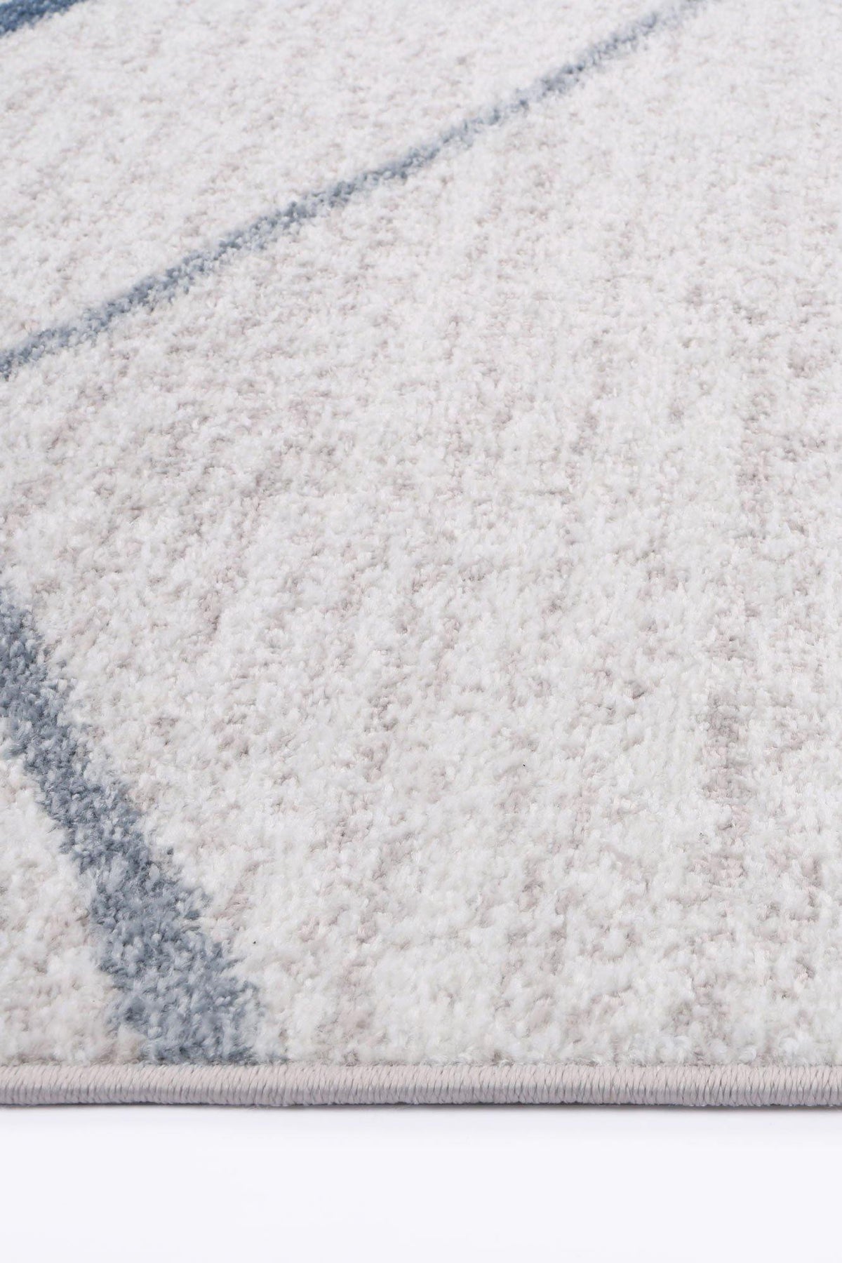 Layla Abstract Stripe Light Blue Rug - The Rugs