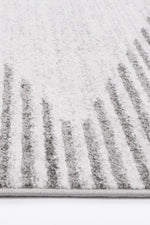 Layla Abstract Diamond Silver Rug - The Rugs