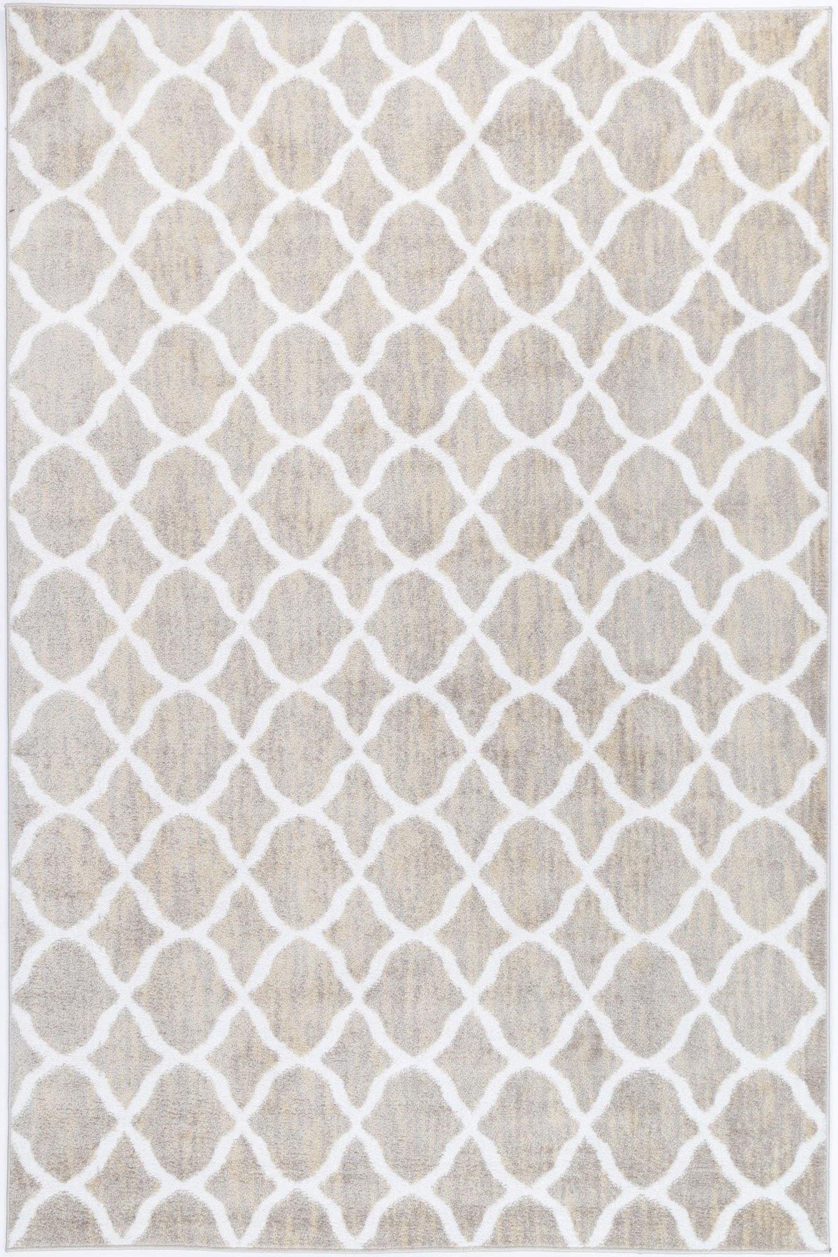 Layla Lattice Latte Rug - The Rugs