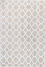 Layla Lattice Latte Rug - The Rugs