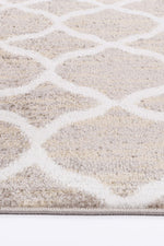 Layla Lattice Latte Rug - The Rugs