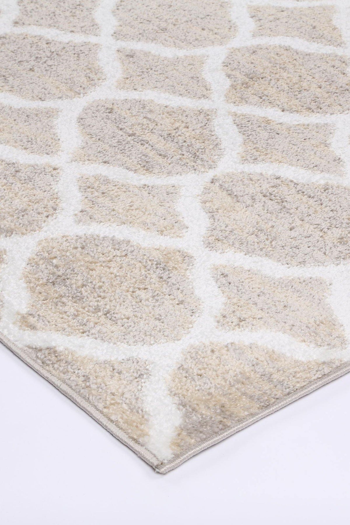 Layla Lattice Latte Rug - The Rugs