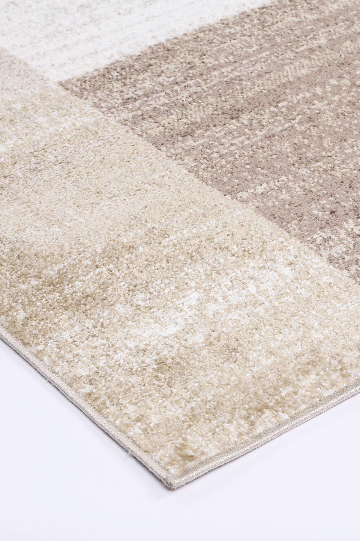Layla Abstract Geometric Beige Rug - The Rugs